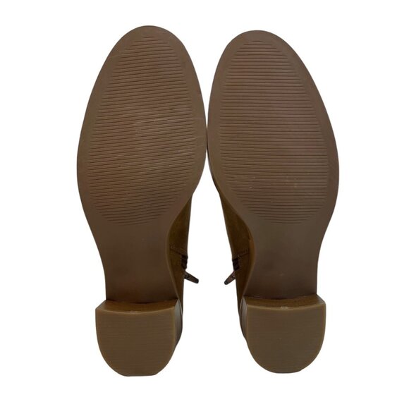 Loft Women's Brown Side Zippper Wedge Ankle Booties Sz 6.5M - NWOB - Picture 9 of 11